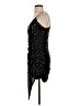 Blanc 100% Polyester Stars Black Cocktail Dress Size S (estimated) - photo 5