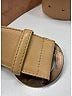 Moschino 100% Leather Tan Leather Belt Size Lg-XL (42") - photo 7