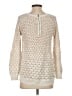Moth 100% Cotton Polka Dots Ivory Pullover Sweater Size S - photo 2