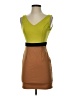 Forever 21 Color Block Brown Cocktail Dress Size S - photo 1