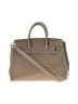 Teddy Blake 100% Leather Gray Leather Satchel One size - photo 1