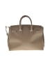 Teddy Blake 100% Leather Gray Leather Satchel One size - photo 3