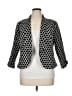Roz & Ali Polka Dots Black Blazer Size XL - photo 1