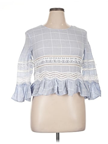 Jonathan Simkhai 3/4 Sleeve Top (view 1)
