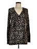 MICHAEL Michael Kors Animal Print Black Cardigan Size M - photo 1