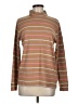 Lands' End 100% Cotton Brown Long Sleeve Turtleneck Size M - photo 1
