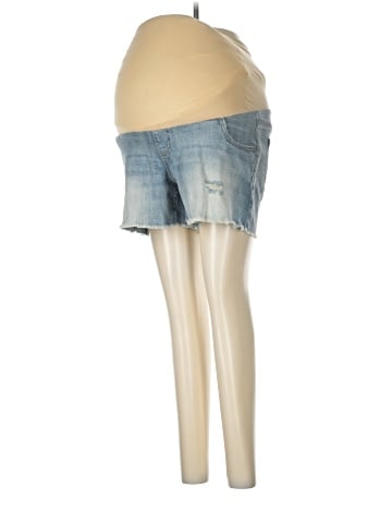 Indigo Blue Denim Shorts (view 1)