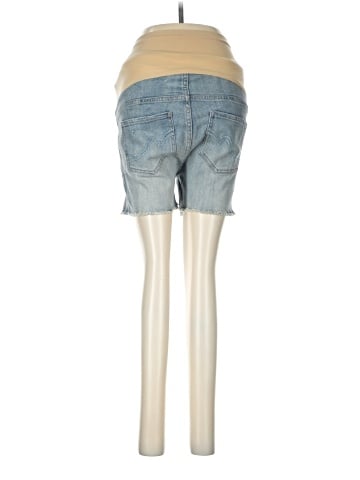 Indigo Blue Denim Shorts (view 2)