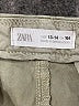 Zara Kids Solid Green Khakis Size 13 - 14 - photo 3