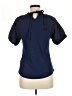 J.Crew Blue Short Sleeve Top Size M - photo 2