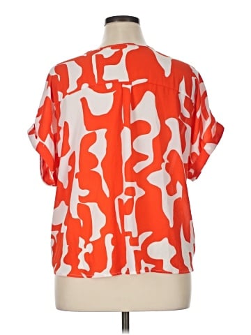 Perseption Concept Short Sleeve Blouse (view 2)