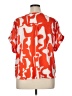 Perseption Concept 100% Polyester Orange Short Sleeve Blouse Size XL - photo 2