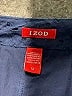 IZOD 100% Cotton Chevron-herringbone Blue Shorts Size 12 - photo 3