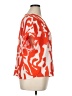Perseption Concept 100% Polyester Orange Short Sleeve Blouse Size XL - photo 4