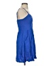 Express Solid Blue Casual Dress Size S - photo 4
