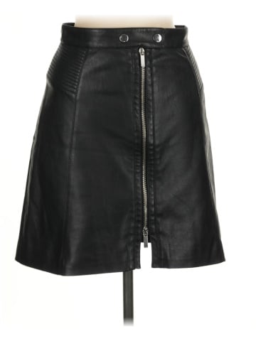 Karen Millen Faux Leather Skirt (view 1)