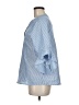 Unbranded Blue 3/4 Sleeve Blouse Size M - photo 5