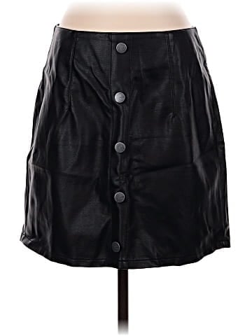 TGLA Faux Leather Skirt (view 1)