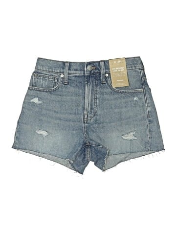 Madewell The Perfect Jean Short in Snyder Wash: TENCEL&trade; Denim Edition (view 1)