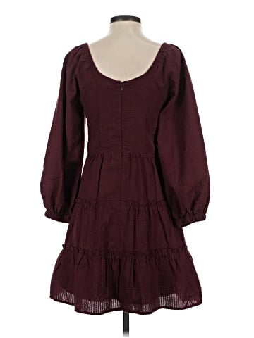 Madewell Amalia Tiered Mini Dress (view 2)