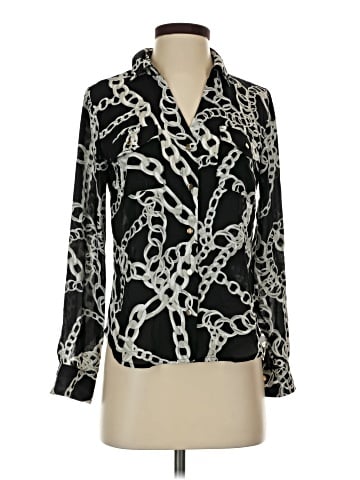 INC International Concepts Long Sleeve Blouse (view 1)