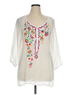 Johnny Was 3/4 Sleeve Blouse