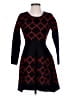Alaïa Argyle Red Black Cocktail Dress Size L - photo 1