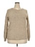 Unbranded 100% Polyester Metallic Tan Pullover Sweater Size XXL - photo 1