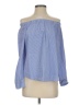 Zara Blue 3/4 Sleeve Blouse Size S - photo 1