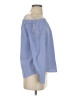 Zara Blue 3/4 Sleeve Blouse Size S - photo 4