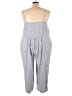 Old Navy Houndstooth Gray Blue Jumpsuit Size 4X - photo 2