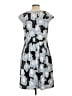 Rabbit Rabbit Rabbit Designs Print Gray Casual Dress Size 12 - photo 2