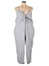 Old Navy Houndstooth Gray Blue Jumpsuit Size 4X - photo 1
