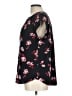 41Hawthorn Floral Black Short Sleeve Blouse Size L - photo 5