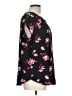 41Hawthorn Floral Black Short Sleeve Blouse Size L - photo 4