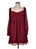 Charles Henry 100% Polyester Hearts Red Casual Dress Size M - photo 1