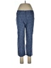 B. Moss Checkered-gingham Blue Casual Pants Size 12 - photo 1