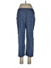 B. Moss Checkered-gingham Blue Casual Pants Size 12 - photo 2