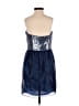 Aidan Mattox 100% Polyester Blue Cocktail Dress Size 4 - photo 2