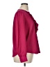 J.Crew 100% Polyester Burgundy Long Sleeve Blouse Size XL - photo 4