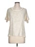 Chico's 100% Linen Ivory Short Sleeve Top Size L - photo 1
