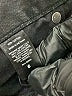 Express 100% Cotton Graphic Black Denim Shorts Size 6 - photo 4