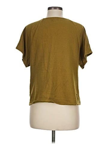 Madewell Knit Lightspun Ruched-Front Crop Top (view 2)