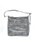 Brighton 100% Leather Metallic Silver Leather Shoulder Bag One size - photo 3