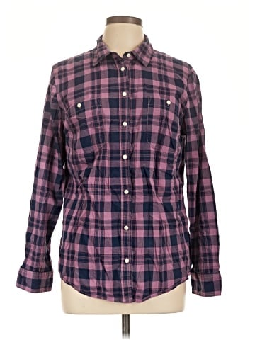 St. John's Bay Long Sleeve Button-Down Shirt (view 1)