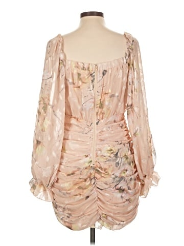 Peach Cocktail Dress (view 2)