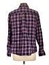 St. John's Bay Plaid Burgundy Long Sleeve Button-Down Shirt Size L - photo 2