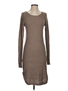 ann taylor loft sweater dress Charcoal Fair Isle Knit Square neck Ann Taylor LOFT Black Polka