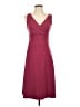 Eddie Bauer Solid Burgundy Cocktail Dress Size XS - photo 1