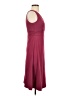 Eddie Bauer Solid Burgundy Cocktail Dress Size XS - photo 4